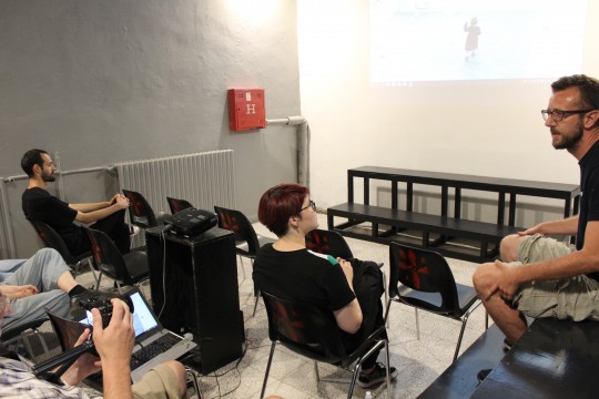 Video projekcije sa diskusijama, Nenad Porobic, Kino Klub Barut, Foto Mirjana Dragosavljevic